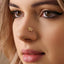 Tiny Snake Threadless Flat Back Nose Stud, 20,18,16ga, 5-10mm Unisex, Surgical Steel SHEMISLI SS922
