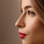 Tiny Heart Shape Threadless Flat Back Nose Stud, 20,18,16ga, 5-10mm Unisex, Surgical Steel SHEMISLI SS728