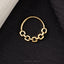 Linked Chain Nose Ring, Septum Hoop, Minimalist Style, A-SH716 SH717