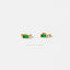 Emerald Baguette Helix Hoop Earring, Huggies, Unisex, Gold, Silver SHEMISLI - SH169, SH321, SH322