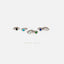Tiny CZ Stone Helix Hoop Earrings, White Stone, Emerald, Turquoise, Opal, Gold, Silver SHEMISLI SH616, SH196, SH637, SH646, SH656, SH666