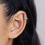 Turquoise Baguette Helix Hoop Earrings, Huggies, Gold, Silver SHEMISLI - SH200, SH364, SH365