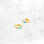 Turquoise Baguette Helix Hoop Earrings, Huggies, Gold, Silver SHEMISLI - SH200, SH364, SH365