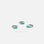 Turquoise Baguette Helix Hoop Earrings, Huggies, Gold, Silver SHEMISLI - SH200, SH364, SH365