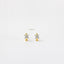 4 Leaf Clover CZ Helix Hoop, Unisex, Gold, Silver SHEMISLI - SH099
