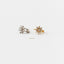 Flower CZ Helix Hoop, Unisex, Gold, Silver SHEMISLI SH103