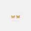 Butterfly CZ Helix Hoop, Unisex, Gold, Silver SHEMISLI SH342 LR
