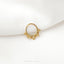 Dainty Lotus Daith Hoop Ring, Hinged Clicker Hoop, 16ga 8mm or 10mm, Unisex, Surgical Steel, SHEMISLI SH692 SH693
