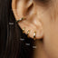 Simple Edged Conch Hoop Earring, Unisex, Gold, Silver SHEMISLI SH013, SH014, SH015, SH016