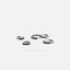 Black Stone CZ Conch Hoop Earring, Huggies, 8, 9, 10, 12mm Unisex, Gold, Silver SHEMISLI SH155, SH156, SH157, SH158