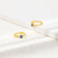 Sapphire Gem Studs Huggies Drop Hoop Earrings Stack Set, Unisex, Gold, Silver SHEMISLI SS280, SH336, SH340