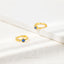 Sapphire Gem Studs Huggies Drop Hoop Earrings Stack Set, Unisex, Gold, Silver SHEMISLI SS280, SH336, SH340
