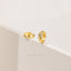 Everyday Twisted Hoop Huggies Earrings Stack Set, Unisex, Gold, Silver SHEMISLI SH328, SH315