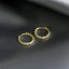 Everyday Hoop Huggies Earrings Stack Set, Unisex, Gold, Silver SHEMISLI SH590, SH034