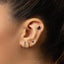 Tiny Black Mosquito Threadless Flat Back Earring, Gold, Steel, Rose, 20,18,16ga, 5-10mm Unisex, Surgical Steel SHEMISLI SS1044