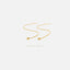 Super Tiny Cuboid Long Threader, Unisex, Gold, Silver SHEMISLI - ST014 NOBKG