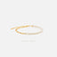 Tiny Paper Clip Chain and Freshwater Pearl Bracelet, Unisex, Gold, Silver (6" + 1") SHEMISLI - SB012