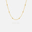 Satellite Chain Necklace, Beaded Necklace, Unisex, Gold, Silver (15" + 3") SHEMISLI - SN002