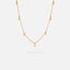 Tiny Teardrops Necklace, Unisex, Gold, Silver (15.5"+2") SHEMISLI - SN030