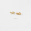 Small CZ Climber Earring, Unisex, Gold, Silver SHEMISLI - SS082 LR