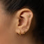 Tiny Lop-eared Rabbit Threadless Flat Back Earring, 20,18,16ga, 5-10mm Unisex, Surgical Steel SHEMISLI SS1014