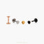 Disc Stud, Threadless Flat Back Earring, Minimalist Style, A-SS539 SS540 SS541 SS542 SS543