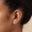 Ruby Stud, Threadless Flat Back Earring, Minimalist Style, A-SS613 SS614 SS615 SS616