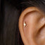 Tiny Lightning Threadless Flat Back Earring, 20,18,16ga, 5-10mm Unisex, Surgical Steel SHEMISLI SS720