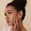 Ruby Stud, Threadless Flat Back Earring, Minimalist Style, A-SS613 SS614 SS615 SS616