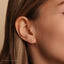 Tiny Sunflower Threadless Flat Back Earring, 20,18,16ga, 5-10mm Unisex, Surgical Steel SHEMISLI SS995