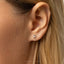 Tiny Mushroom Threadless Flat Back Earring, 20,18,16ga, 5-10mm Unisex, Surgical Steel SHEMISLI SS1083