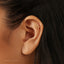 Tiny Snake Threadless Flat Back Earring, 20,18,16ga, 5-10mm Unisex, Surgical Steel SHEMISLI SS922