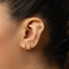 Tiny Birth Month Flower Threadless Flat Back Earring, 20,18,16ga, 5-10mm Unisex, Surgical Steel SHEMISLI SS1047...
