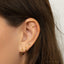 Tiny Ram Skull, Ox head, Threadless Flat Back Earring, 20,18,16ga, 5-10mm Unisex, Surgical Steel SHEMISLI SS1029