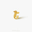Tiny Mermaid Threadless Flat Back Earring, 20,18,16ga, 5-10mm Unisex, Surgical Steel SHEMISLI SS1010