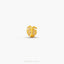 Tiny Monstera Tropical, Swiss Cheese Plant Threadless Flat Back Earring, 20,18,16ga, 5-10mm Unisex, Surgical Steel SHEMISLI SS1068