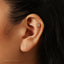 Dainty Flower Threadless Flat Back Earring, 20,18,16ga, 5-10mm Unisex, Surgical Steel SHEMISLI SS853