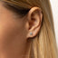 Tiny Cowboy Cowgirl Hat Threadless Flat Back Earring, 20,18,16ga, 5-10mm Unisex, Surgical Steel SHEMISLI SS1077