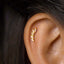Dainty 5 leaf Threadless Flat Back Earring, 20,18,16ga, 5-10mm Unisex, Surgical Steel SHEMISLI SS734