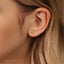 Tiny Bee Threadless Flat Back Earring, 20,18,16ga, 5-10mm, Unisex, Surgical Steel, SHEMISLI SS527