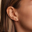 Tiny Hummingbird Threadless Flat Back Earring, 20,18,16ga, 5-10mm Unisex, Surgical Steel SHEMISLI SS928