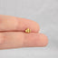 Tiny Bee Threadless Flat Back Earring, 20,18,16ga, 5-10mm, Unisex, Surgical Steel, SHEMISLI SS527