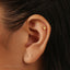 Tiny Cactus Threadless Flat Back Earring, 20,18,16ga, 5-10mm Unisex, Surgical Steel SHEMISLI SS918