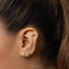 Tiny Bobcat Threadless Flat Back Earring, 20,18,16ga, 5-10mm Unisex, Surgical Steel SHEMISLI SS1030