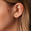 Tiny Butterfly White Stone Threadless Flat Back Earring, 20,18,16ga, 5-10mm, Unisex, Surgical Steel, SHEMISLI SS553
