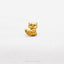 Tiny Raccoon Threadless Flat Back Earring, 20,18,16ga, 5-10mm Unisex, Surgical Steel SHEMISLI SS1023