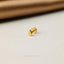 Teardrop Shape Stud, Threadless Flat Back Earring, Minimalist Style, A-SS723 SS724 SS768