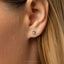 Tiny Ghost Threadless Flat Back Earring, 20,18,16ga, 5-10mm Unisex, Surgical Steel SHEMISLI SS1132