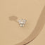 Tiny Open Lotus Threadless Flat Back Earring, 20,18,16ga, 5-10mm Unisex, Surgical Steel SHEMISLI SS913