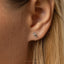 Tiny Folded Praying Hands Threadless Flat Back Earring, 20,18,16ga, 5-10mm Unisex, Surgical Steel SHEMISLI SS1099